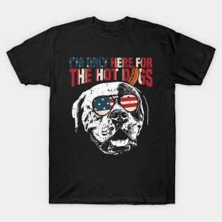 I'm only here for the hot dogs T-Shirt